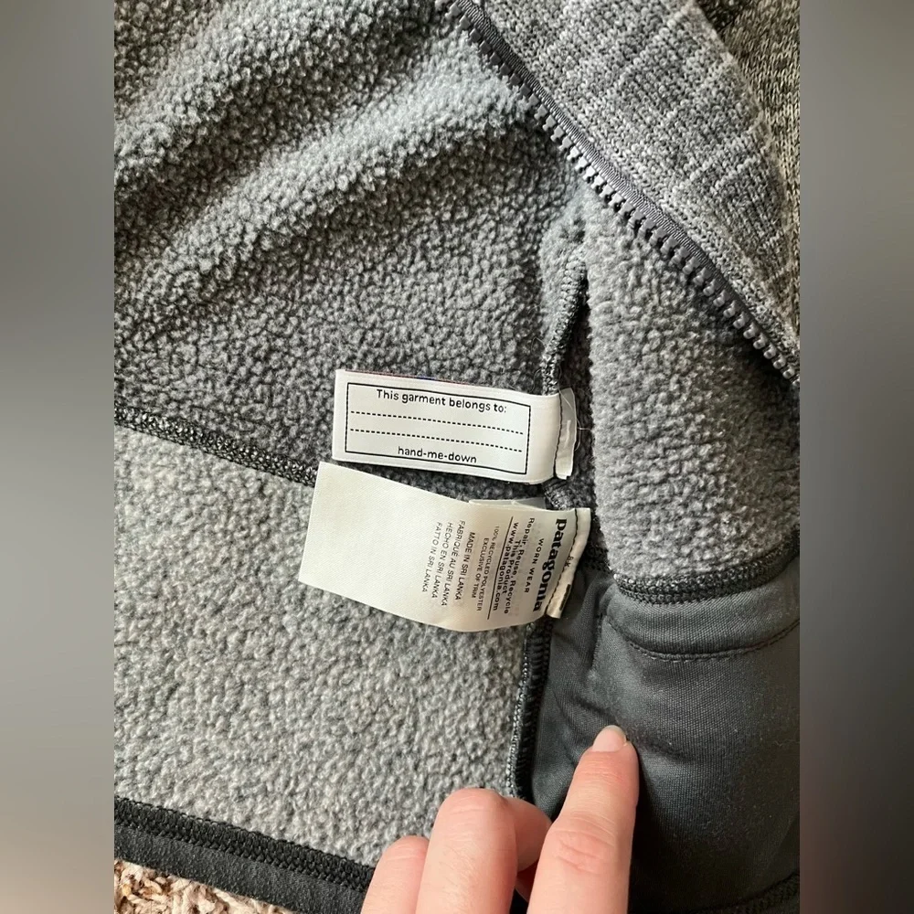 Patagonia Baby Better Sweater jacket in gray